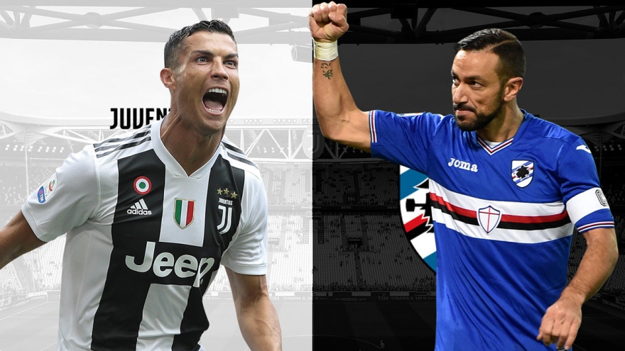 Đội hình dự kiến Juventus - Sampdoria: Lên ngôi vô địch cùng Ronaldo?